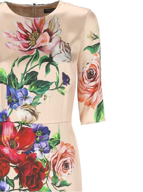 Abito con stampa a fiori DOLCE&GABBANA | F6EAJTFSIB5H25PR